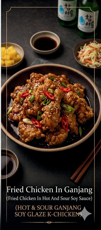 Fried Chicken in Ganjang
